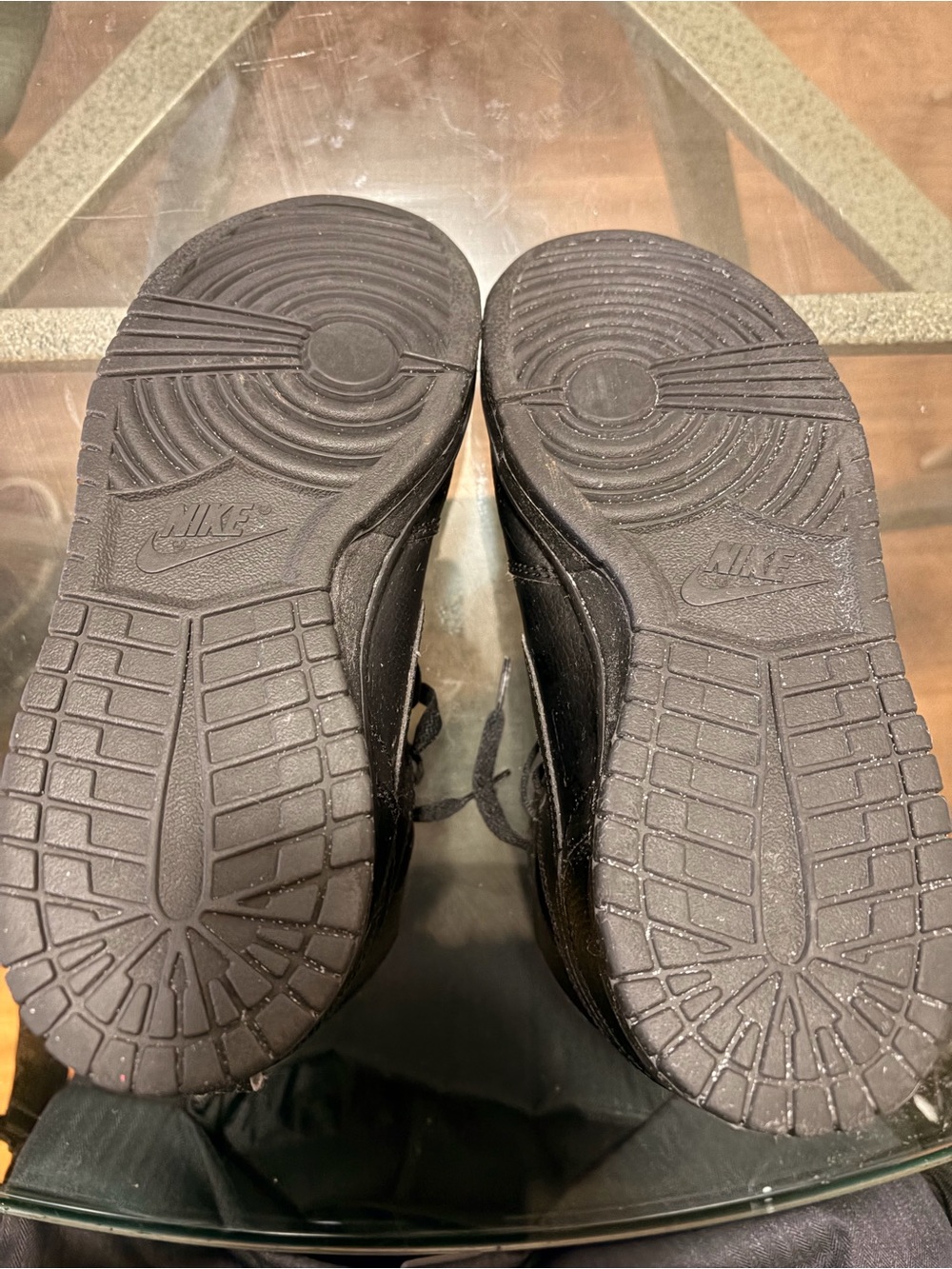 Amazing condition Nike Dunk High “Triple Black” - Picture 3 of 5
